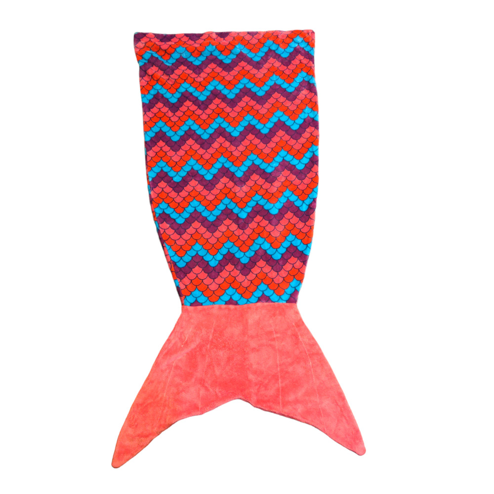 SleepyHeads Fish Tail Pajamas Multicolor One Size 56x22 Mermaid